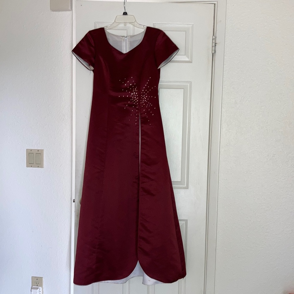 Floor length gown